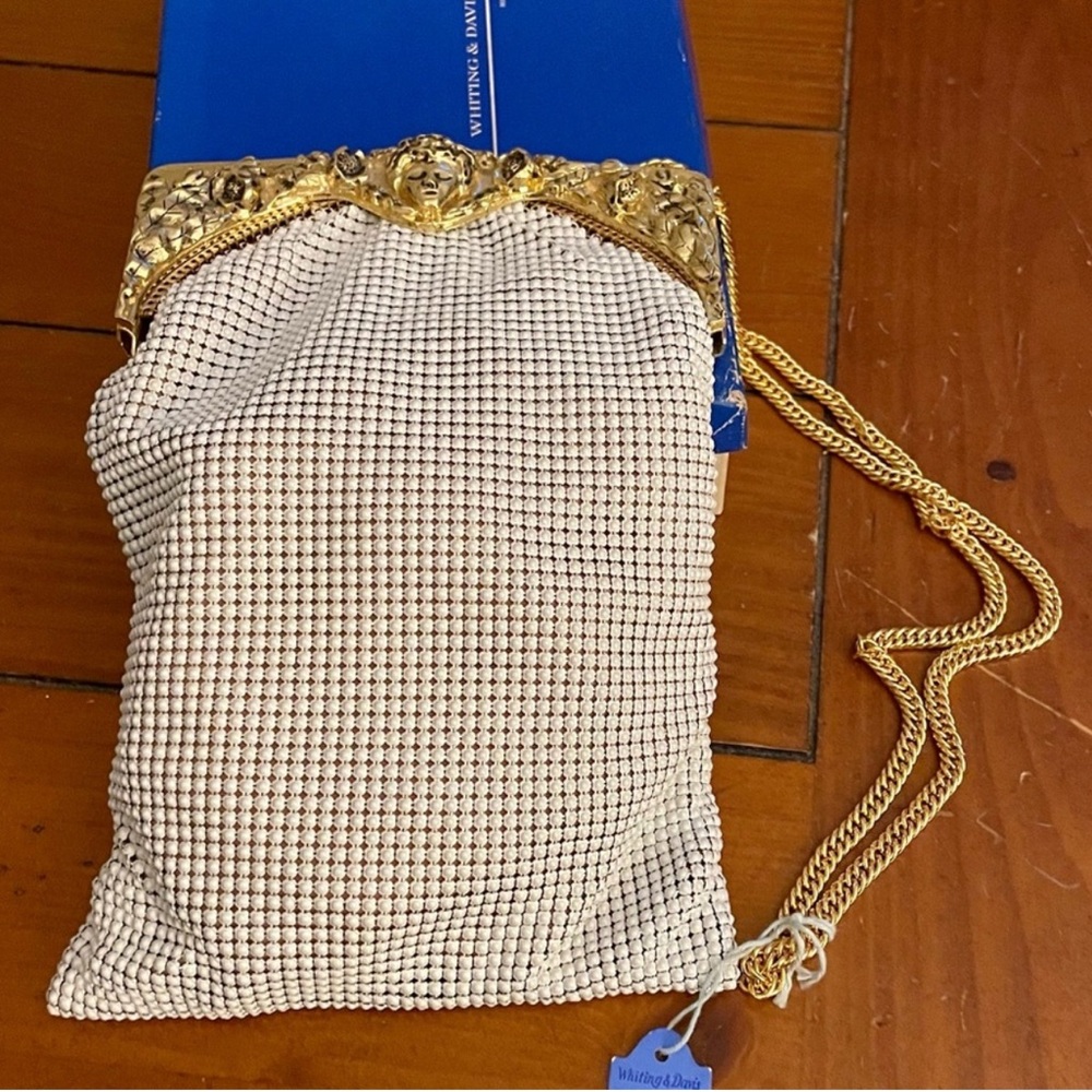 NWT VINTAGE Whiting and Davis Vintage Mesh Bag Schiaparelli Era - Picture 12 of 15